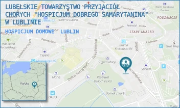 HOSPICJUM DOMOWE - LUBELSKIE TOWARZYSTWO PRZYJACIÓŁ CHORYCH "HOSPICJUM DOBREGO SAMARYTANINA" W LUBLINIE - BERNARDYŃSKA 11A,  LUBLIN