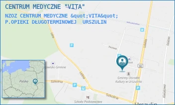 NZOZ CENTRUM MEDYCZNE "VITA" P.OPIEKI DŁUGOTERMINOWEJ - CENTRUM MEDYCZNE "VITA" - MODRZEWIOWA 1/1,  URSZULIN