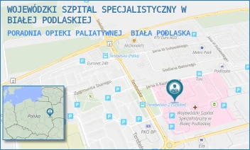 PORADNIA OPIEKI PALIATYWNEJ - WOJEWÓDZKI SZPITAL SPECJALISTYCZNY W BIAŁEJ PODLASKIEJ - TEREBELSKA 57-65,  BIAŁA PODLASKA