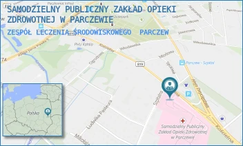 ZESPÓŁ LECZENIA ŚRODOWISKOWEGO - SAMODZIELNY PUBLICZNY ZAKŁAD OPIEKI ZDROWOTNEJ W PARCZEWIE - KOŚCIELNA 136,  PARCZEW