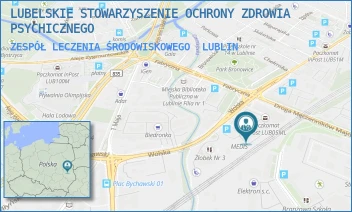 ZESPÓŁ LECZENIA ŚRODOWISKOWEGO - LUBELSKIE STOWARZYSZENIE OCHRONY ZDROWIA PSYCHICZNEGO - WOLSKA 11A,  LUBLIN