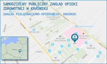 ZAKŁAD PIELĘGNACYJNO-OPIEKUŃCZY - SAMODZIELNY PUBLICZNY ZAKŁAD OPIEKI ZDROWOTNEJ W KRAŚNIKU - CHOPINA 13,  KRAŚNIK