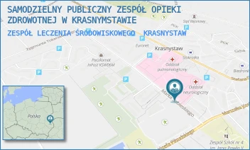 ZESPÓŁ LECZENIA ŚRODOWISKOWEGO - SAMODZIELNY PUBLICZNY ZESPÓŁ OPIEKI ZDROWOTNEJ W KRASNYMSTAWIE - SOBIESKIEGO 4,  KRASNYSTAW