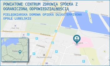 PIELĘGNIARSKA DOMOWA OPIEKA DŁUGOTERMINOWA - POWIATOWE CENTRUM ZDROWIA SPÓŁKA Z OGRANICZONĄ ODPOWIEDZIALNOŚCIĄ - SZPITALNA 9,  OPOLE LUBELSKIE