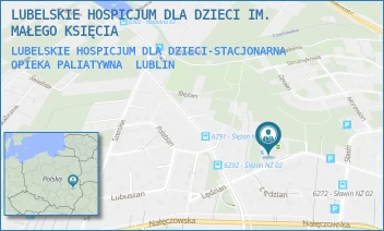 LUBELSKIE HOSPICJUM DLA DZIECI-STACJONARNA OPIEKA PALIATYWNA - LUBELSKIE HOSPICJUM DLA DZIECI IM. MAŁEGO KSIĘCIA - LĘDZIAN 49,  LUBLIN