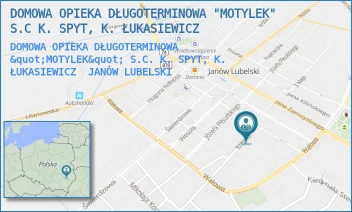 DOMOWA OPIEKA DŁUGOTERMINOWA "MOTYLEK" S.C. K. SPYT, K. ŁUKASIEWICZ - DOMOWA OPIEKA DŁUGOTERMINOWA "MOTYLEK" S.C K. SPYT, K. ŁUKASIEWICZ - KRZYWA 3,  JANÓW LUBELSKI