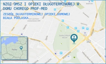 ZESPÓŁ DŁUGOTERMINOWEJ OPIEKI DOMOWEJ - NZOZ OMSZ I OPIEKI DŁUGOTERMINOWEJ W DOMU CHOREGO PROF-MED - ARTYLERYJSKA 7,  BIAŁA PODLASKA
