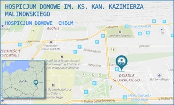 HOSPICJUM DOMOWE - HOSPICJUM DOMOWE IM. KS. KAN. KAZIMIERZA MALINOWSKIEGO - STAROŚCIŃSKA 4A,  CHEŁM