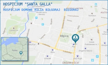 HOSPICJUM DOMOWE FILIA BIŁGORAJ - HOSPICJUM "SANTA GALLA" - TADEUSZA KOŚCIUSZKI 13/21,  BIŁGORAJ