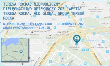 NIEPUBLICZNY PIELĘGNACYJNO - OPIEKUŃCZY ZOZ "WESTA" - TERESA ROCKA, NIEPUBLICZNY PIELĘGNACYJNO-OPIEKUŃCZY ZOZ "WESTA" TERESA ROCKA. ALD GLOBAL GROUP TERESA ROCKA - KOMPOZYTORÓW POLSKICH 8,  LUBLIN