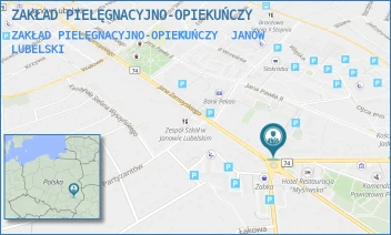 ZAKŁAD PIELĘGNACYJNO-OPIEKUŃCZY - ZAKŁAD PIELĘGNACYJNO-OPIEKUŃCZY - ZAMOYSKIEGO 77,  JANÓW LUBELSKI