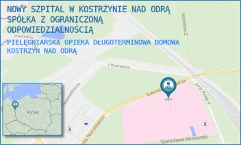 PIELĘGNIARSKA OPIEKA DŁUGOTERMINOWA DOMOWA - NOWY SZPITAL W KOSTRZYNIE NAD ODRĄ SPÓŁKA Z OGRANICZONĄ ODPOWIEDZIALNOŚCIĄ - NARUTOWICZA 6,  KOSTRZYN NAD ODRĄ