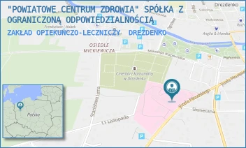 ZAKŁAD OPIEKUŃCZO-LECZNICZY - "POWIATOWE CENTRUM ZDROWIA" SPÓŁKA Z OGRANICZONĄ ODPOWIEDZIALNOŚCIĄ - UL. PIŁSUDSKIEGO 8,  DREZDENKO
