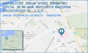ZAKŁAD OPIEKUŃCZO-LECZNICZY - NIEPUBLICZNY ZAKŁAD OPIEKI ZDROWOTNEJ SZPITAL IM.DR NAUK MEDYCZNYCH RADZIMIRA ŚMIGIELSKIEGO SP. Z O.O. - UL. SZPITALNA 5,  SKWIERZYNA