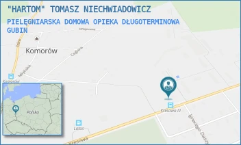PIELĘGNIARSKA DOMOWA OPIEKA DŁUGOTERMINOWA - "HARTOM" TOMASZ NIECHWIADOWICZ - UL. KRESOWA 258,  GUBIN