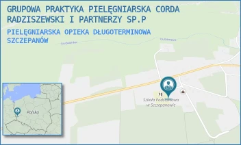 PIELĘGNIARSKA OPIEKA DŁUGOTERMINOWA - GRUPOWA PRAKTYKA PIELĘGNIARSKA CORDA RADZISZEWSKI I PARTNERZY SP.P - SZCZEPANÓW 39A,  SZCZEPANÓW