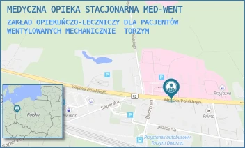 ZAKŁAD OPIEKUŃCZO-LECZNICZY DLA PACJENTÓW WENTYLOWANYCH MECHANICZNIE - MEDYCZNA OPIEKA STACJONARNA MED-WENT - WOJSKA POLSKIEGO 52/17/18,  TORZYM