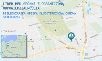 PIELĘGNIARSKA OPIEKA DŁUGOTERMINOWA DOMOWA - LIDER-MED SPÓŁKA Z OGRANICZONĄ ODPOWIEDZIALNOŚCIĄ - UL. STRZELECKA 1,  ŚWIEBODZIN