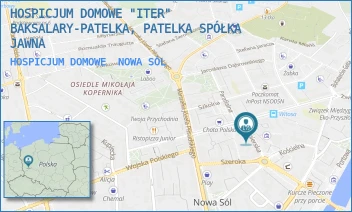 HOSPICJUM DOMOWE - HOSPICJUM DOMOWE "ITER" BAKSALARY-PATELKA, PATELKA SPÓŁKA JAWNA - UL. KUŚNIERSKA 5,  NOWA SÓL