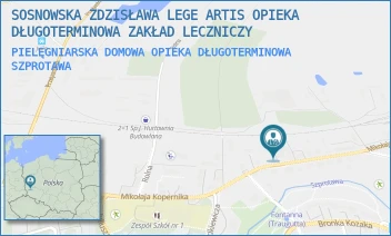 PIELĘGNIARSKA DOMOWA OPIEKA DŁUGOTERMINOWA - SOSNOWSKA ZDZISŁAWA LEGE ARTIS OPIEKA DŁUGOTERMINOWA ZAKŁAD LECZNICZY - UL. KOPERNIKA 13,  SZPROTAWA