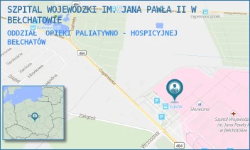 ODDZIAŁ  OPIEKI PALIATYWNO - HOSPICYJNEJ - SZPITAL WOJEWÓDZKI IM. JANA PAWŁA II W BEŁCHATOWIE - UL. CZAPLINIECKA 123,  BEŁCHATÓW