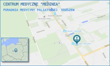 PORADNIA MEDYCYNY PALIATYWNEJ - CENTRUM MEDYCZNE "MEDINEA" - UL. ROKICIŃSKA 3,  KRASZEW