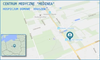 HOSPICJUM DOMOWE - CENTRUM MEDYCZNE "MEDINEA" - UL. ROKICIŃSKA 3,  KRASZEW
