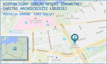 HOSPICJA DOMOWE - NIEPUBLICZNY ZAKŁAD OPIEKI ZDROWOTNEJ CARITAS ARCHIDIECEZJI ŁÓDZKIEJ - UL. ZGIERSKA 121,  ŁÓDŹ-BAŁUTY