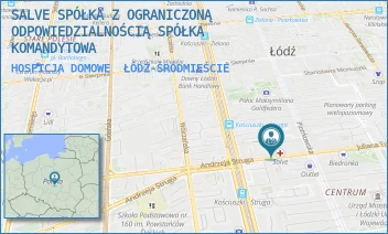 HOSPICJA DOMOWE - SALVE SPÓŁKA Z OGRANICZONĄ ODPOWIEDZIALNOŚCIĄ SPÓŁKA KOMANDYTOWA - UL. A. STRUGA 3,  ŁÓDŹ-ŚRÓDMIEŚCIE