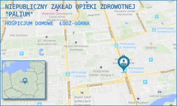HOSPICJUM DOMOWE - NIEPUBLICZNY ZAKŁAD OPIEKI ZDROWOTNEJ "PALIUM" - PIOTRKOWSKA 276,  ŁÓDŹ-GÓRNA
