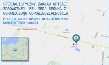 PIELĘGNIARSKA OPIEKA DŁUGOTERMINOWA - SPECJALISTYCZNY ZAKŁAD OPIEKI ZDROWOTNEJ 'FEL-MED' SPÓŁKA Z OGRANICZONĄ ODPOWIEDZIALNOŚCIĄ - UL. LUTOMIERSKA 26-30A,  KONSTANTYNÓW ŁÓDZKI
