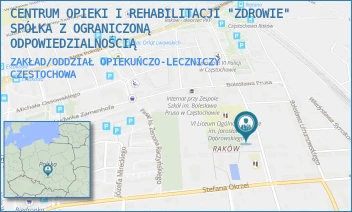 ZAKŁAD/ODDZIAŁ OPIEKUŃCZO-LECZNICZY - CENTRUM OPIEKI I REHABILITACJI "ZDROWIE" SPÓŁKA Z OGRANICZONĄ ODPOWIEDZIALNOŚCIĄ - UL. ŁUKASIŃSKIEGO 42/48,  CZĘSTOCHOWA