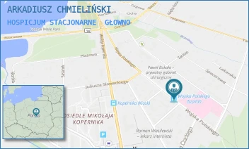 HOSPICJUM STACJONARNE - ARKADIUSZ CHMIELIŃSKI - WOJSKA POLSKIEGO 32/34,  GŁOWNO