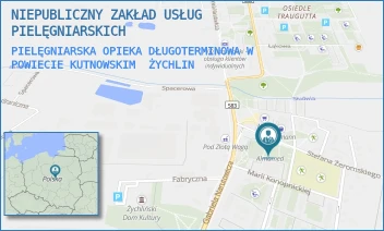 PIELĘGNIARSKA OPIEKA DŁUGOTERMINOWA W POWIECIE KUTNOWSKIM - NIEPUBLICZNY ZAKŁAD USŁUG PIELĘGNIARSKICH - UL. MARII KONOPNICKIEJ 5A,  ŻYCHLIN