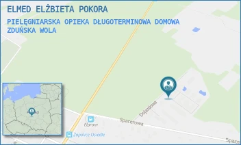 PIELĘGNIARSKA OPIEKA DŁUGOTERMINOWA DOMOWA - ELMED ELŻBIETA POKORA - UL. SPACEROWA 1,  ZDUŃSKA WOLA