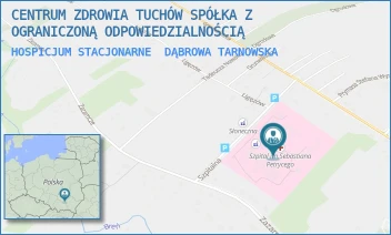 HOSPICJUM STACJONARNE - CENTRUM ZDROWIA TUCHÓW SPÓŁKA Z OGRANICZONĄ ODPOWIEDZIALNOŚCIĄ - UL. SZPITALNA 1,  DĄBROWA TARNOWSKA