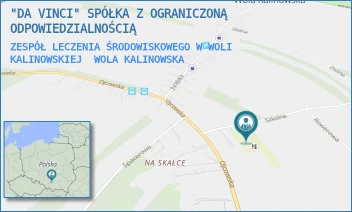 ZESPÓŁ LECZENIA ŚRODOWISKOWEGO W WOLI KALINOWSKIEJ - "DA VINCI" SPÓŁKA Z OGRANICZONĄ ODPOWIEDZIALNOŚCIĄ - UL. SZKOLNA 12,  WOLA KALINOWSKA