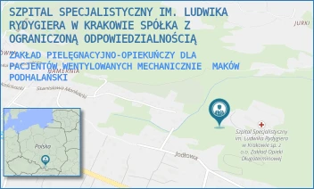 ZAKŁAD PIELĘGNACYJNO-OPIEKUŃCZY DLA PACJENTÓW WENTYLOWANYCH MECHANICZNIE - SZPITAL SPECJALISTYCZNY IM. LUDWIKA RYDYGIERA W KRAKOWIE SPÓŁKA Z OGRANICZONĄ ODPOWIEDZIALNOŚCIĄ - UL. MICKIEWICZA 7,  MAKÓW PODHALAŃSKI