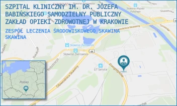 ZESPÓŁ LECZENIA ŚRODOWISKOWEGO SKAWINA - SZPITAL KLINICZNY IM. DR. JÓZEFA BABIŃSKIEGO SAMODZIELNY PUBLICZNY ZAKŁAD OPIEKI ZDROWOTNEJ W KRAKOWIE - UL. ENERGETYKÓW 16,  SKAWINA