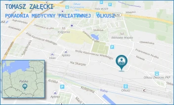 PORADNIA MEDYCYNY PALIATYWNEJ - TOMASZ ZAŁĘCKI - UL. KRÓLA KAZIMIERZA WIELKIEGO 64,  OLKUSZ
