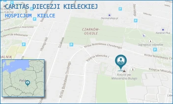 HOSPICJUM - CARITAS DIECEZJI KIELECKIEJ - KSIĘCIA MIESZKA I 48C,  KIELCE
