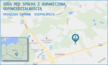 HOSPICJA DOMOWE - IDEA MED SPÓŁKA Z OGRANICZONĄ ODPOWIEDZIALNOŚCIĄ - UL. STEFANA BATOREGO 41C,  NIEPOŁOMICE