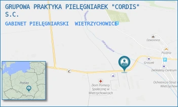GABINET PIELĘGNIARSKI - GRUPOWA PRAKTYKA PIELĘGNIAREK "CORDIS" S.C. - WIETRZYCHOWICE 13,  WIETRZYCHOWICE