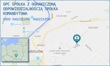 PODD RADZISZÓW - OPC SPÓŁKA Z OGRANICZONĄ ODPOWIEDZIALNOŚCIĄ SPÓŁKA KOMANDYTOWA - UL. SZKOLNA 15,  RADZISZÓW
