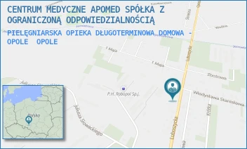 PIELĘGNIARSKA OPIEKA DŁUGOTERMINOWA DOMOWA - OPOLE - CENTRUM MEDYCZNE APOMED SPÓŁKA Z OGRANICZONĄ ODPOWIEDZIALNOŚCIĄ - UL. LUBOSZYCKA 36,  OPOLE