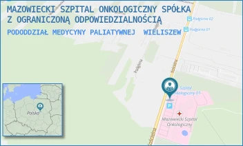PODODDZIAŁ MEDYCYNY PALIATYWNEJ - MAZOWIECKI SZPITAL ONKOLOGICZNY SPÓŁKA Z OGRANICZONĄ ODPOWIEDZIALNOŚCIĄ - KOŚCIELNA 61,  WIELISZEW
