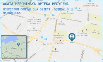 HOSPICJUM DOMOWE DLA DZIECI - AGATA HEROMIŃSKA OPIEKA MEDYCZNA - DUBOIS 23,  OSTRÓW MAZOWIECKA