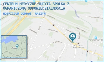 HOSPICJUM DOMOWE - CENTRUM MEDYCZNE JUDYTA SPÓŁKA Z OGRANICZONĄ ODPOWIEDZIALNOŚCIĄ - PRUSZKOWSKA 52,  RASZYN