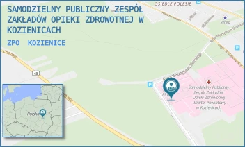 ZPO - SAMODZIELNY PUBLICZNY ZESPÓŁ ZAKŁADÓW OPIEKI ZDROWOTNEJ W KOZIENICACH - AL. WŁ. SIKORSKIEGO 10,  KOZIENICE