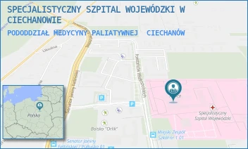 PODODDZIAŁ MEDYCYNY PALIATYWNEJ - SPECJALISTYCZNY SZPITAL WOJEWÓDZKI W CIECHANOWIE - POWST. WIELKOPOLSKICH 2,  CIECHANÓW